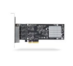 StarTech.com Tarjeta PCI Express de Red Ethernet 4 Puertos NBASE-T 2,5G - NIC I225-V - Tarjeta de Red de 4 Puertos para Ordenador de Sobremesa - Tarjeta PCIe de Red LAN