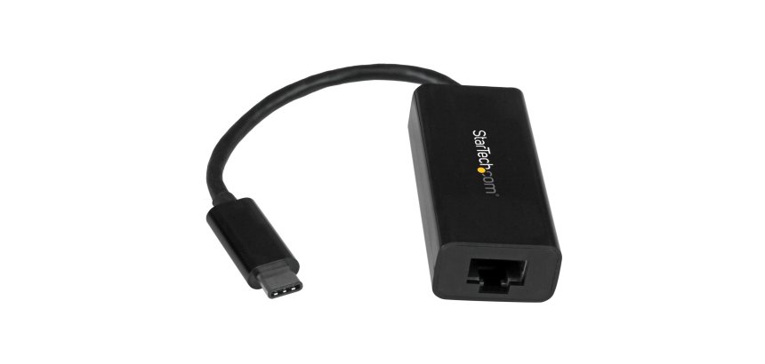 StarTech.com Adaptateur USB-C vers Gigabit Ethernet - Noir - Compatible Thunderbolt 3 - Windows et Mac - Convertisseur Réseau LAN RJ45