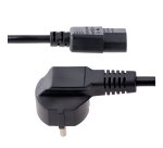 StarTech.com Cable de 1m (3 pies) de Alimentación para Ordenador, 18AWG, UE Schuko a C13, 250V 10A, Cable de Corriente, Cable de Fuente de Alimentación para Ordenador