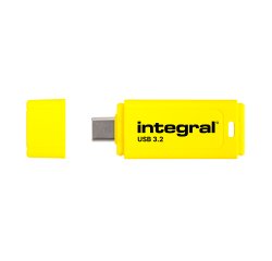 Integral Neon-C INFD32GBNEONCYL3.2 lecteur USB flash 32 Go USB Type-C 3.2 Gen 1 (3.1 Gen 1) Noir