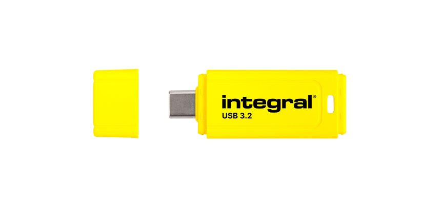 Integral Neon-C INFD32GBNEONCYL3.2 lecteur USB flash 32 Go USB Type-C 3.2 Gen 1 (3.1 Gen 1) Noir
