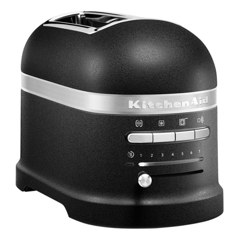 KITCHENAID Grille pain Artisan 2 tranches 5KMT2204EBK Truffe Noire