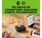 DYMO LabelManager Executive 640 CB Stampante per etichette portatile con custodia e 3 cassette di etichette D1 | Etichettatrice compatta con tastiera QWERTY | Connettività Bluetooth e USB