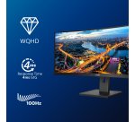 Philips B Line 346B1C/00 computer monitor 86.4 cm (34") 3440 x 1440 pixels Quad HD LCD Black
