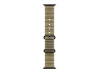 Apple Bracelet Océan kelp translucide 49 mm - Finition titane noir
