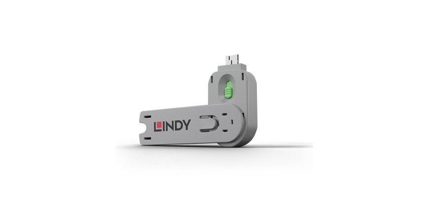 Lindy Clé pour bloqueur de port USB A, Vert
