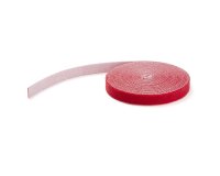 StarTech.com Ruban Auto Agrippant - Rouleau de 30,5 m pour Gestion de Câbles - Ruban Auto-Agrippant - Attaches Câble Ajustables - Sangles de Gestion de Câbles Auto-agrippantes et Réutilisables - Rouge