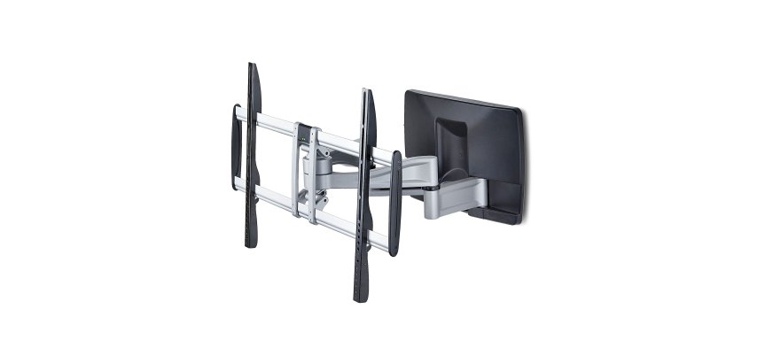 StarTech.com Support Mural Articulé Robuste pour Téléviseur à Écran Plat jusqu'à 100" et 85kg, VESA 800x500, Support à Profil Bas, Conforme TAA