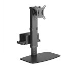 AISENS Soporte de Mesa ECO Giratorio e Inclinable para Monitor/TV y Mini PC 8Kg de 17-32, Negro
