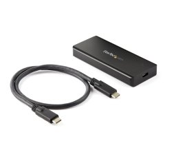 StarTech.com Boîtier USB-C 10Gbps vers SSD M.2 NVMe PCIe M-Key - Boîtier Robuste en Aluminium Certifié IP67 - 1GB/s Read/Write - Taille 2230/2242/2260/2280 - Compatible TB3 - Mac/PC