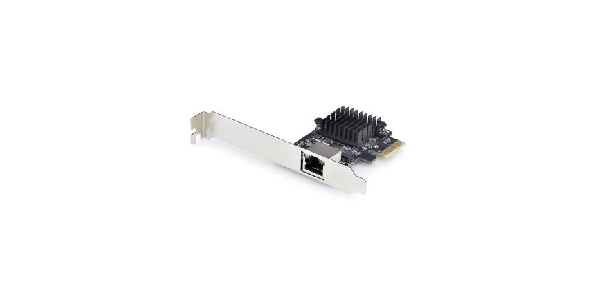 StarTech.com Carte Réseau PCIe Gigabit 5G à 1 Port, Carte LAN PCI Express 5G/2,5G/1G/100M/10M, Realtek RTL8126, Windows et Linux, Conforme TAA