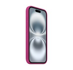 Apple iPhone 16 Silicone Case with MagSafe - Fuchsia