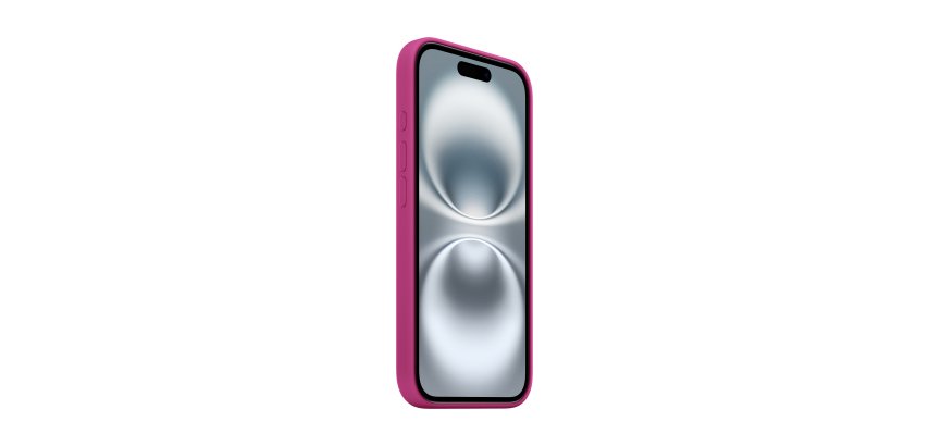 Apple Coque en silicone avec MagSafe pour iPhone 16 - Fuchsia