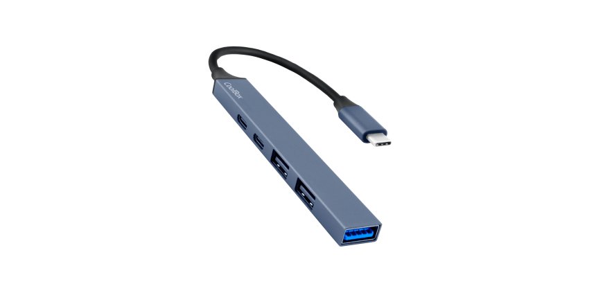 CoolBox MINIDOCK 5 ALUMINIO USB-C + PD 100W/2X USB-A/1X USB-C/1X USB-A 3.2 GEN1