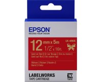 Epson LabelWorks LK-4RKK - ribbon tape - satin - 1 cassette(s) - Roll (1.2 cm x 5 m)