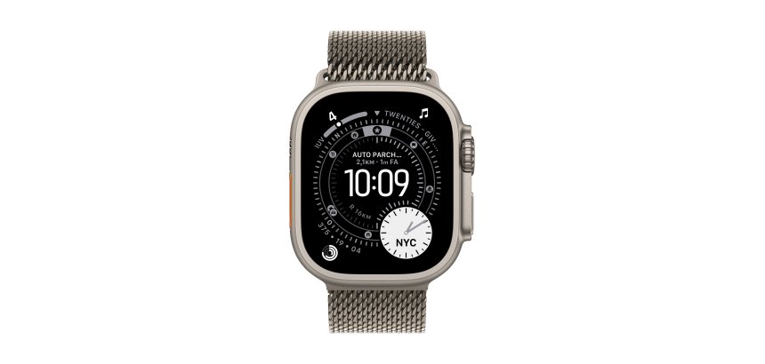 Apple MXKD3ZM/A accessoire intelligent à porter sur soi Bande Titane