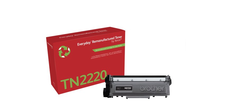 Toner remanufacturé Mono Everyday™ de Xerox compatible avec Brother TN2220, Grande capacité