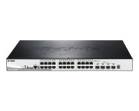 D-Link DGS-1510-28XMP Gestionado L2/L3 Gigabit Ethernet (10/100/1000) Energía sobre Ethernet (PoE) Negro, Gris