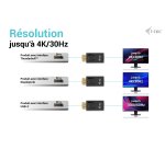 i-tec Passive DisplayPort to HDMI Adapter (max 4K/30Hz)