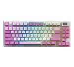 MSI FORGE GK600 TKL WIRELESS VIOLET IT tastiera Gaming USB + Bluetooth QWERTY Italiano Rosa, Viola, Bianco