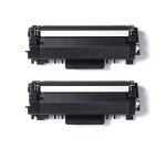 Pack de 2 cartouches toner noir TN2420TWIN pour imprimante laser