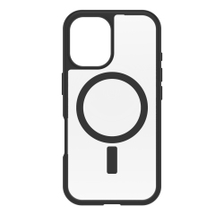 OtterBox React Series para MagSafe para Apple iPhone 16, Black Crystal