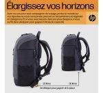 HP Sac à dos pour ordinateur portable Travel 25 litres 15,6 pouces (gris acier)