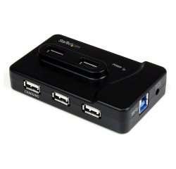 StarTech.com 6 Port USB 3.0 / USB 2.0 Combo Hub with 2A Charging Port – 2x USB 3.0 & 4x USB 2.0