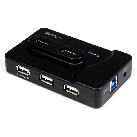 StarTech.com Hub combiné USB 3.0/2.0 6 ports avec port de charge