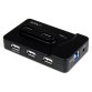 StarTech.com 6 Port USB 3.0 / 2.0 Hub mit 2A Ladeanschluss - 2x USB 3.0 und 4x USB 2.0