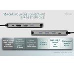 i-tec USB-C Metal Nano 3x Display (DP, HDMI and VGA) Docking Station + Power Delivery 100 W