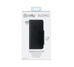 Celly Duomo XXL custodia per cellulare 16,5 cm (6.5") Custodia flip a libro Nero