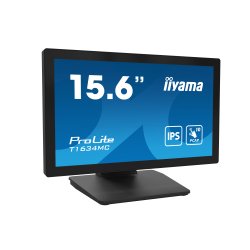iiyama ProLite T1634MC-B1S computer monitor 39,6 cm (15.6") 1920 x 1080 Pixels Full HD LED Touchscreen Zwart