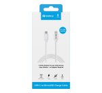 Sandberg 136-74 USB Cable 1 m USB C Micro-USB B White