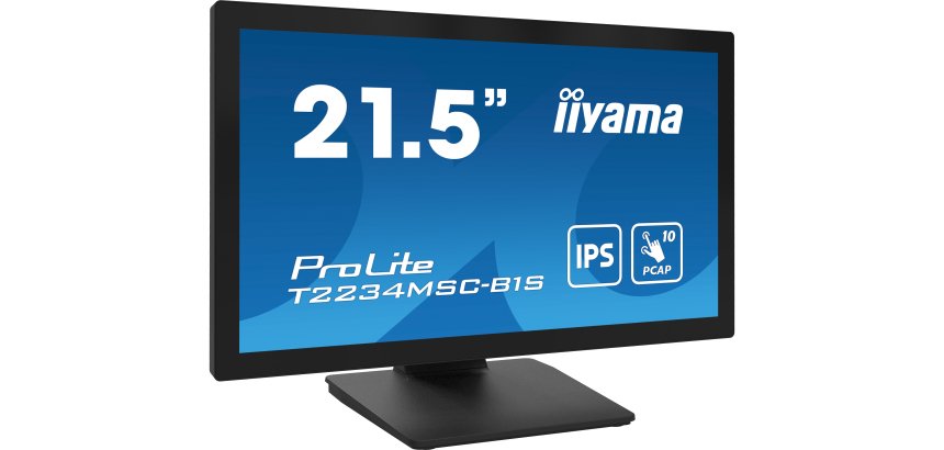 iiyama ProLite T2234MSC-B1S écran plat de PC 54,6 cm (21.5") 1920 x 1080 pixels Full HD Écran tactile Noir