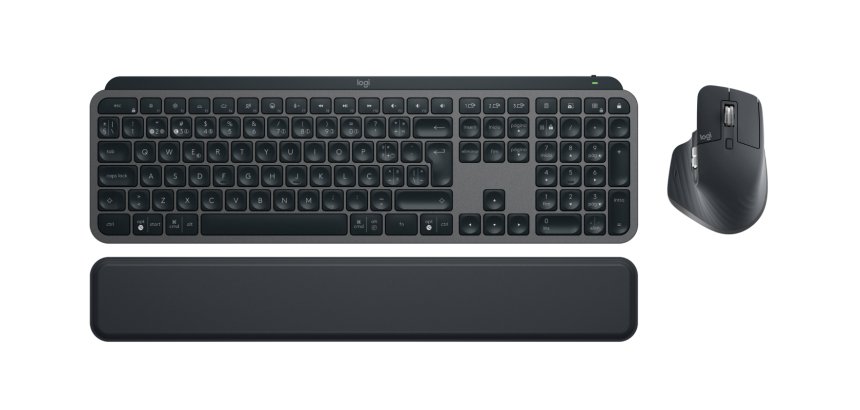 Logitech MX Keys S Combo teclado Ratón incluido Oficina Bluetooth Portugués Grafito