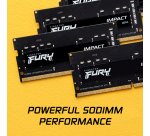 Kingston Technology FURY 32GB 3200MT/s DDR4 CL20 SODIMM (Kit of 2) Impact
