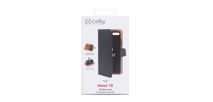 Celly WALLY mobile phone case 14.8 cm (5.84") Flip case Black