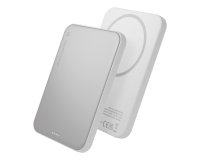 dbramante1928 CP05ACWH7273 banque d'alimentation électrique 5000 mAh Recharge sans fil Aluminium