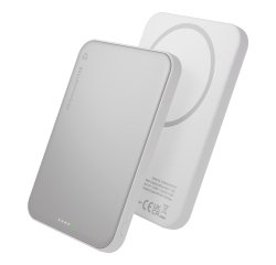 dbramante1928 CP05ACWH7273 banque d'alimentation électrique 5000 mAh Recharge sans fil Aluminium