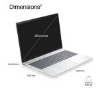 HP E0EW6ET laptop Copilot+ PC Intel Core Ultra 7 Ordinateur portable 40,6 cm (16") WUXGA 32 Go LPDDR5x-SDRAM 1 To SSD Wi-Fi 7 (802.11be) Windows 11 Pro Argent