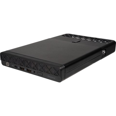 HP EliteDesk 8 Mini G1a Desktop PC Wolf Pro Security Edition AMD Ryzen™ 5 220 32 Go DDR5-SDRAM Windows 11 Pro Mini PC Noir
