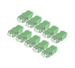 StarTech.com Coupleur LC vers LC, Lot de 10, OS2 Monomode SC Empreinte Coupleur Fibre Optique LC Sans Bride, Adaptateur Duplex LC/APC