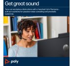 HP Poly Blackwire 5220 Stereo USB-C Headset +3.5mm Plug +USB-C/A Adapter (Bulk)