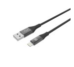 Celly USBLIGHTCOLORBK lightning cable 1 m Black
