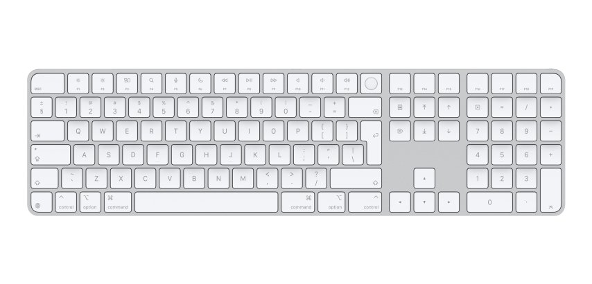 Apple Magic clavier Universel USB + Bluetooth QWERTY Anglais Blanc