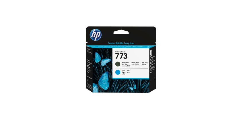 HP Testina di stampa nero opaco/ciano 773