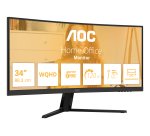 AOC B3 CU34B3E écran plat de PC 86,4 cm (34") 3440 x 1440 pixels Wide Quad HD LED Noir