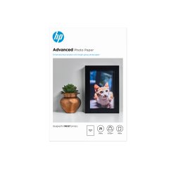 HP Confezione da 25 fogli di carta fotografica Advanced, lucida, 250 g/m2, 10 x 15 cm (101 x 152 mm)