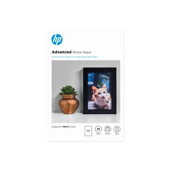 HP Advanced Photo Paper, Glossy, 250 g/m2, 10 x 15 cm (101 x 152 mm), 25 sheets